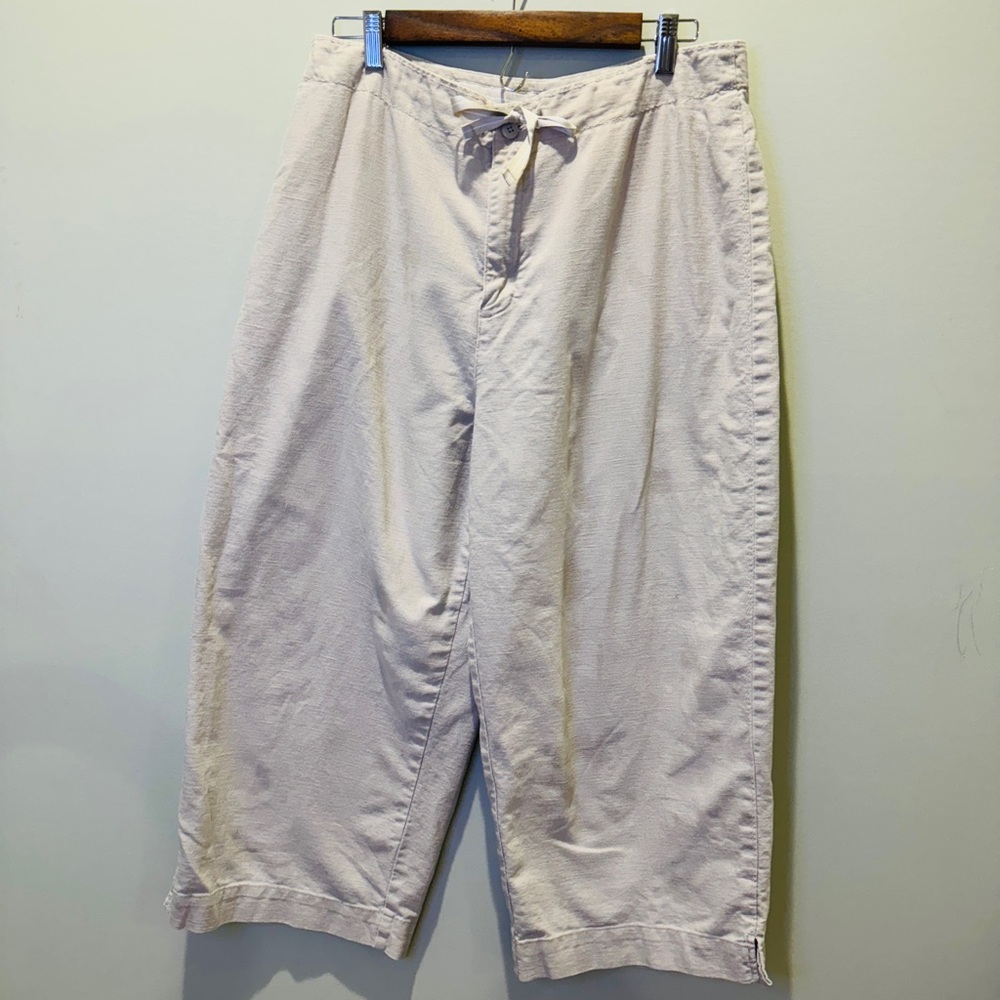 Lee Cream Chinos Relaxed Fit Cropped Length